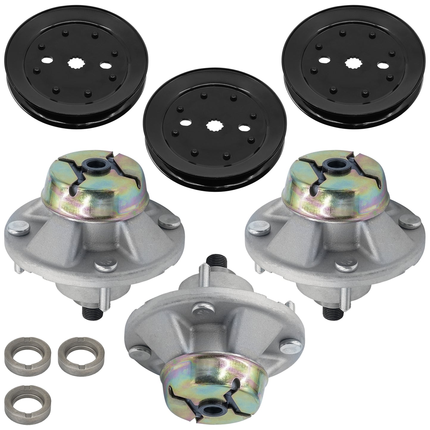 Blade Spindle Assembly with Pulley for John Deere X320 X340 (54in) (2009–2018)