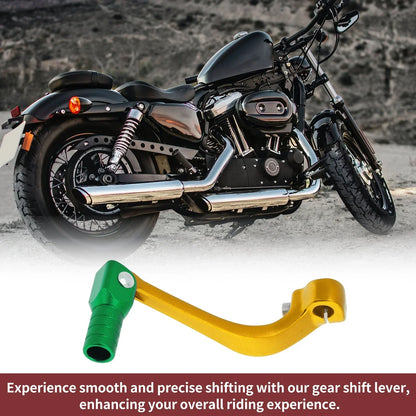 Folding Motorcycle Gear Shifter Lever for Honda CRF110F (2013-2018) Gold Green