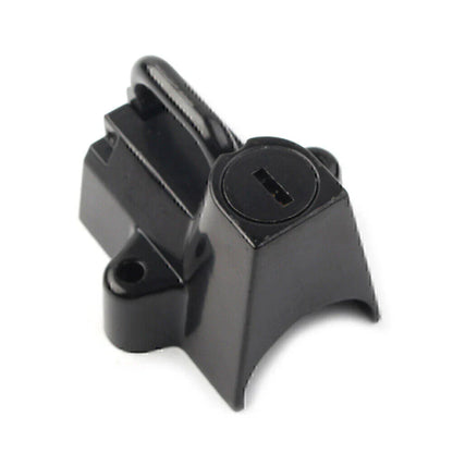 Black Motorcycle Helmet Lock for Harley-Davidson Softail, Road King, FatBoy