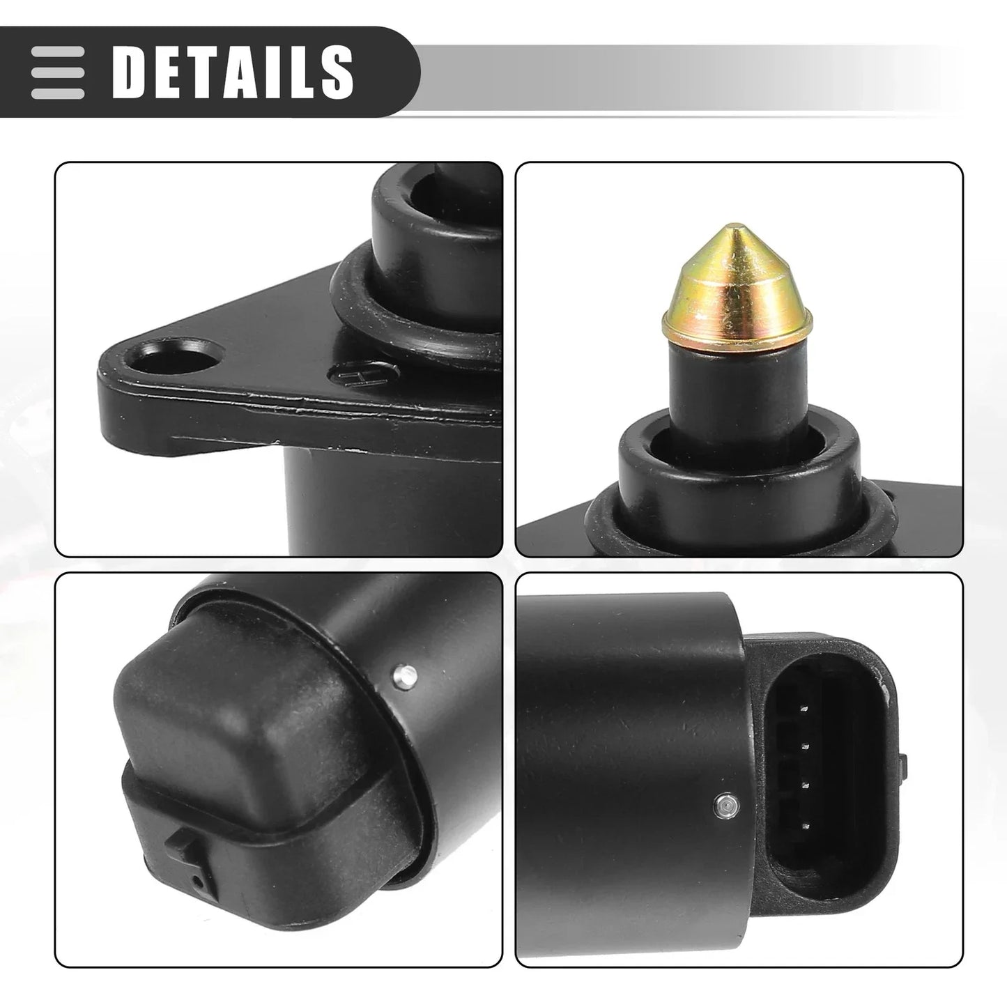 Idle Air Control Valve for Chrysler Town & Country (1988) Metal