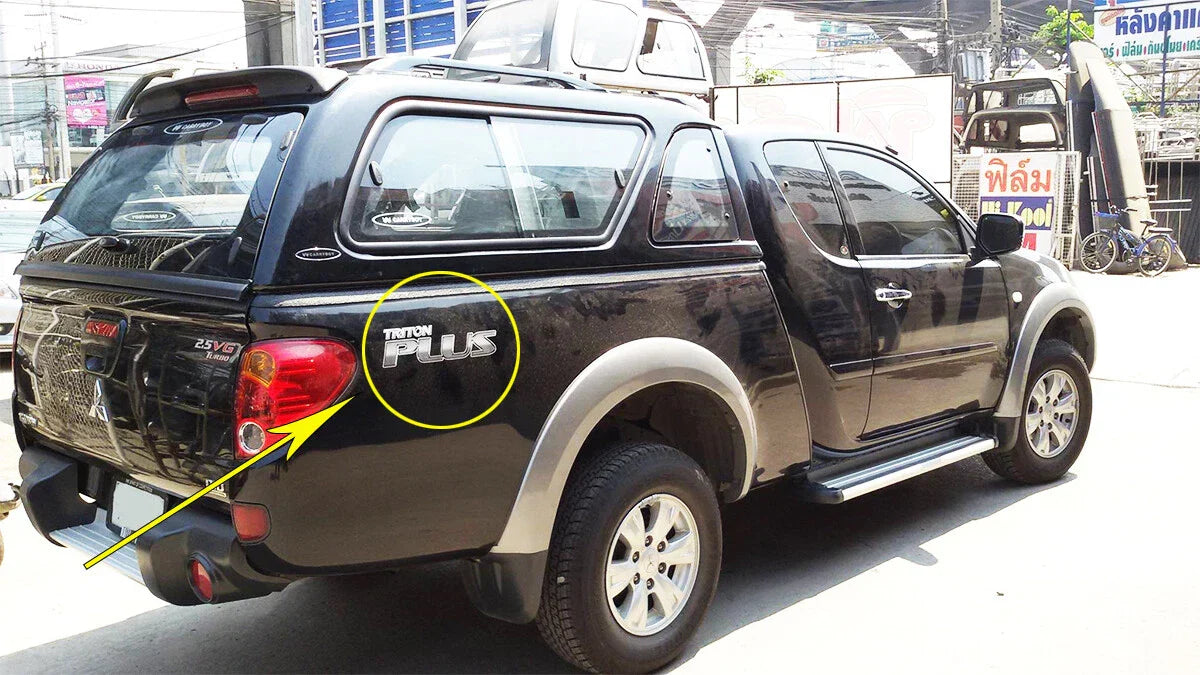 PVC Side Cabin Rear Sticker Decal for Mitsubishi Triton L200 (2005-2014)