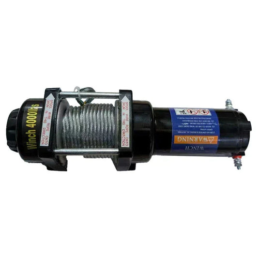 12V 4000LBS Electric Winch for Truck with 5mm x 10m Steel Cable