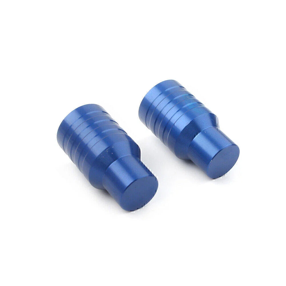 Blue Valve Stem Caps for Motorcycle, Car, Trucks - Universal Wheel Covers