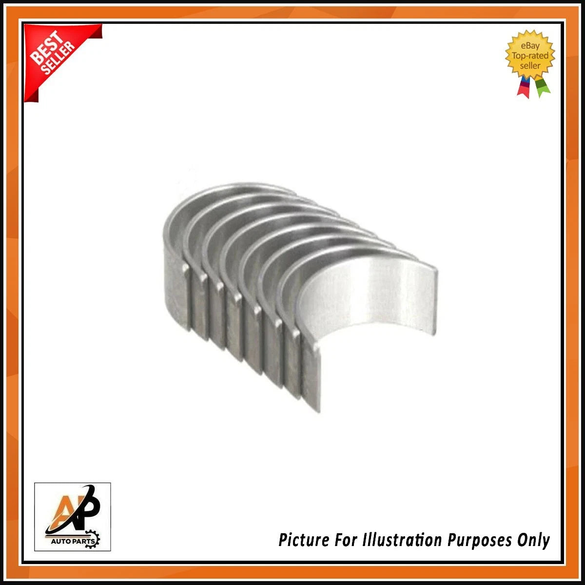 Big End Conrod Bearings Standard for Vauxhall Corsa A 1.2 (12NV) (1970–1982)