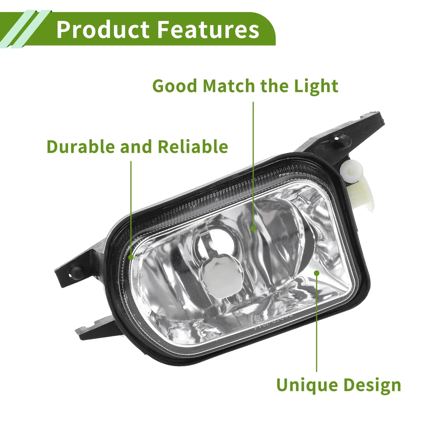 Right Fog Light Grill for Mercedes-Benz W203 (2001-2007)