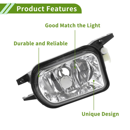 Right Fog Light Grill for Mercedes-Benz W203 (2001-2007)