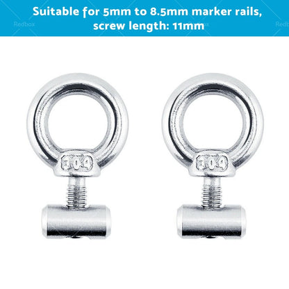 Awning Rail Stoppers Screws for Boat Caravan Stainless Steel