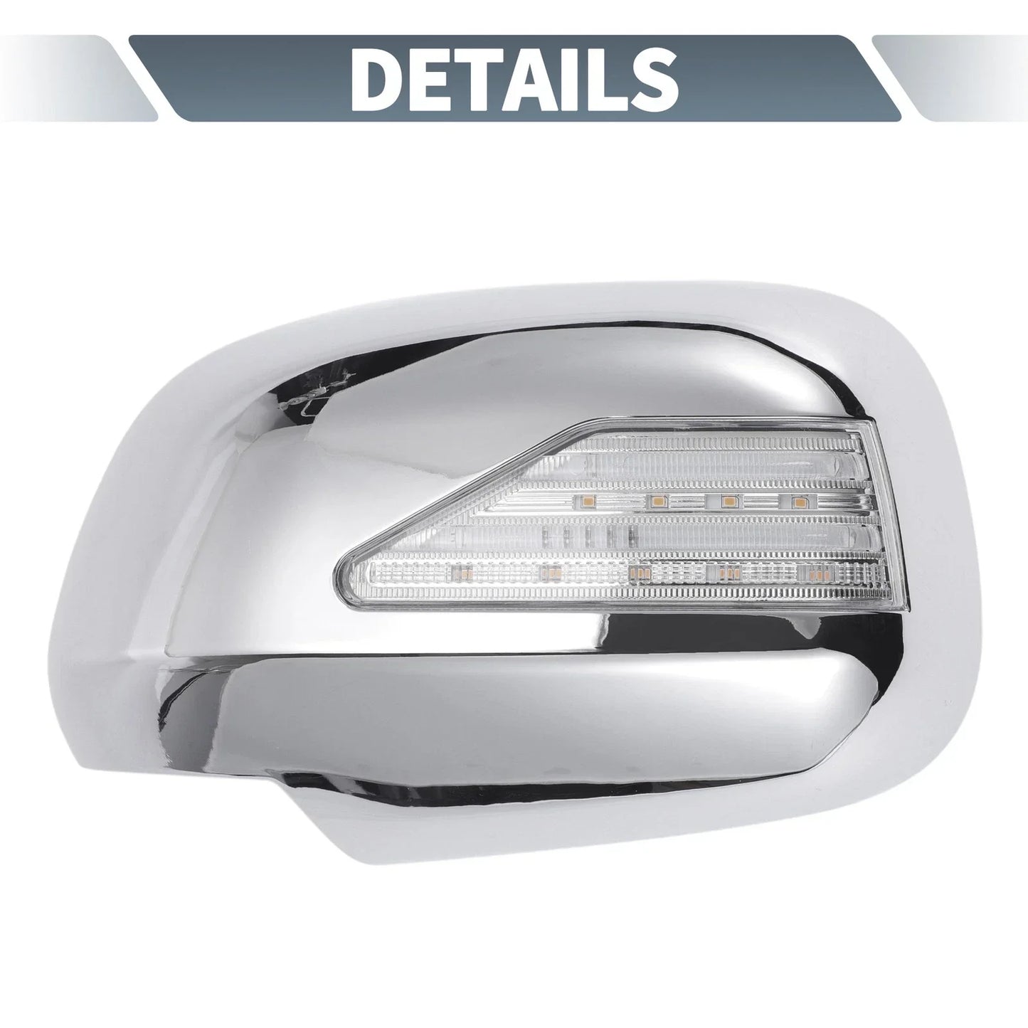 Rearview Mirror Cover Overlay Chrome Plated for Lexus RX330 RX300 (2003)
