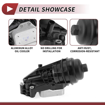 Engine Oil Cooler Filter Housing for Mercedes-Benz GLA250 (2014-2019)