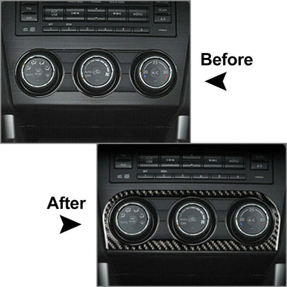 Carbon Fiber AC Switch Panel Trim for Subaru Forester (2013-2018)