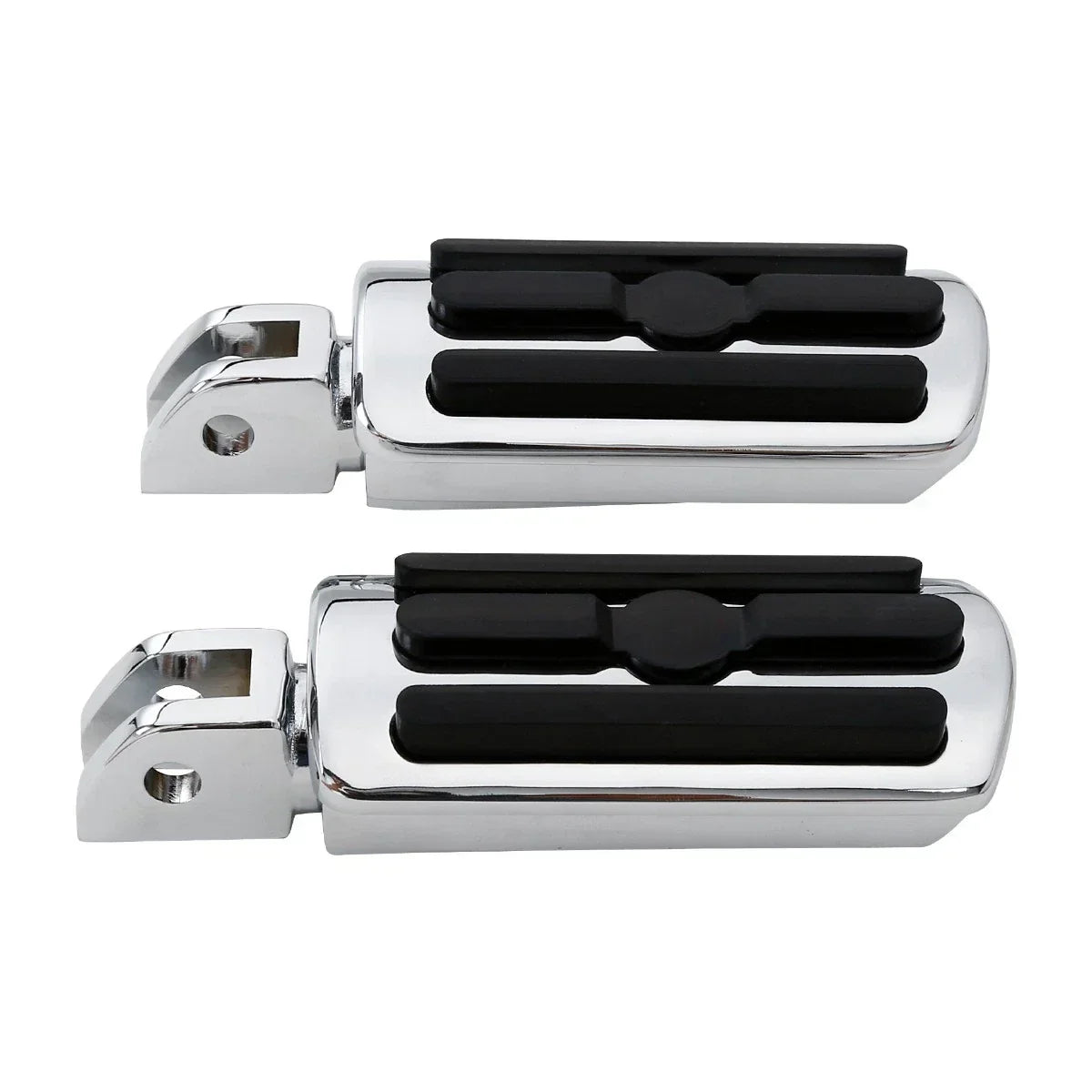 Chrome Driver & Passenger Footpegs Bracket for Harley Fat Boy (2018-2025)