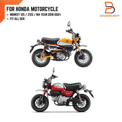 Black Aluminium Headlight Mounting Plate for Honda Monkey Z125 (2018-2024)