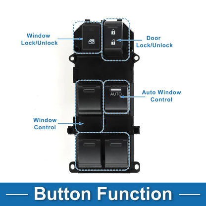 Front Right Driver Side Power Window Switch for Honda UR-V (2018-2023)