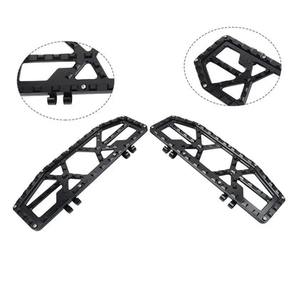 Black Rider Driver Floorboards Foot Pegs for Harley Electra Glide