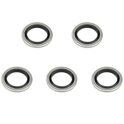 5 x Car Oil Sump Drain Plug Sealing Gaskets for Renault Clio