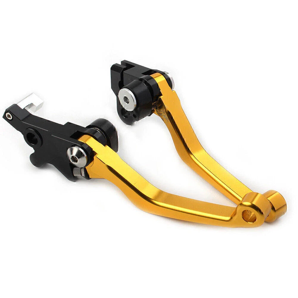 Gold CNC Pivot Brake Clutch Levers  for Honda XR250 XR400 (1995-2007)