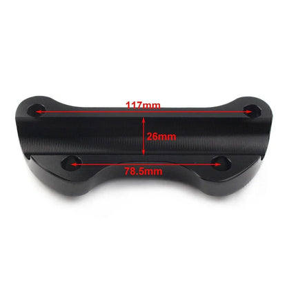 1" Handlebar Riser Top Clamp Cover for Harley Sportster Softail Dyna