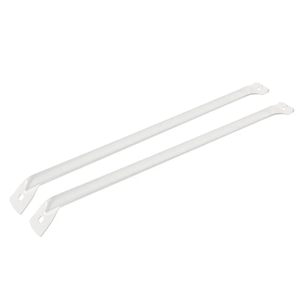 12-Inch White Metal Support Brackets for Closet Shelf