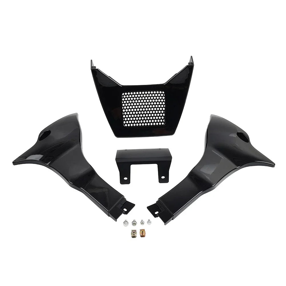 Black Side Fairing Spoiler Panels Cover for Harley Low Rider ST (2022-2024)