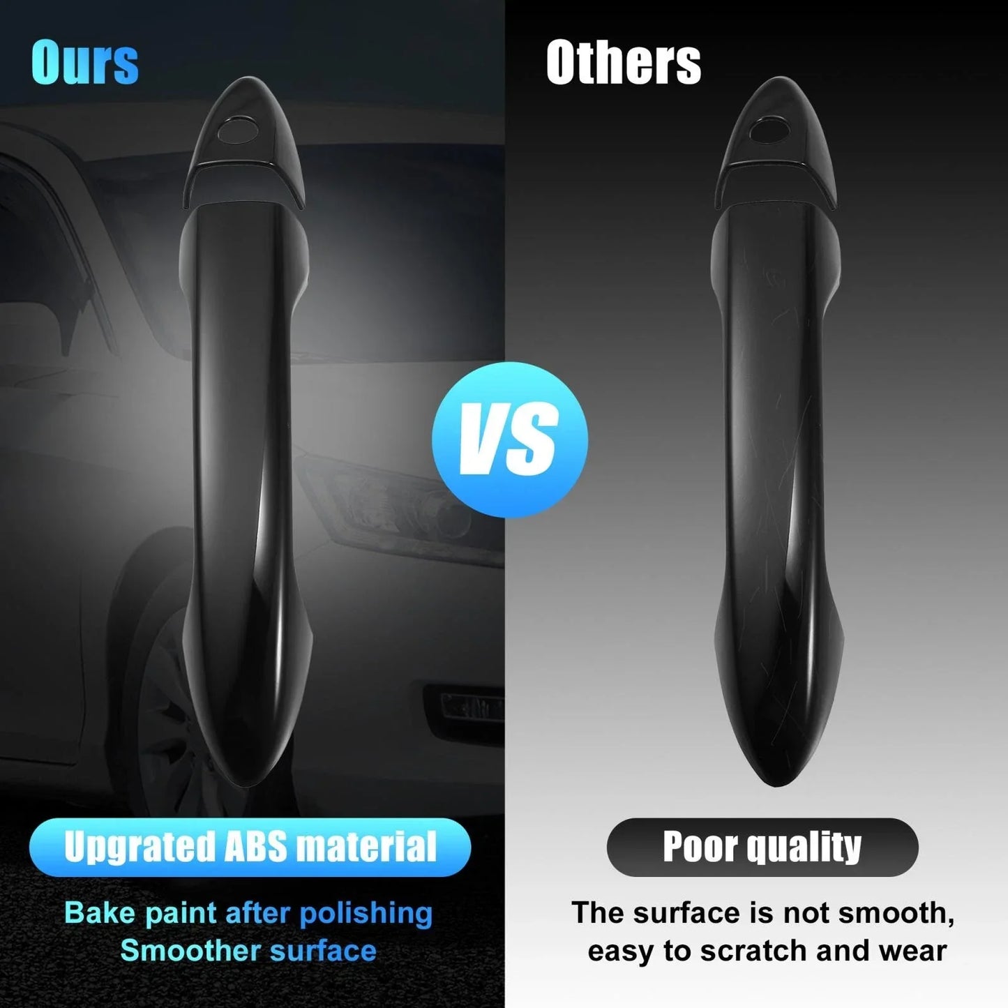 Car Door Handle Cover Trim for Honda Accord Pilot (2018-2023)