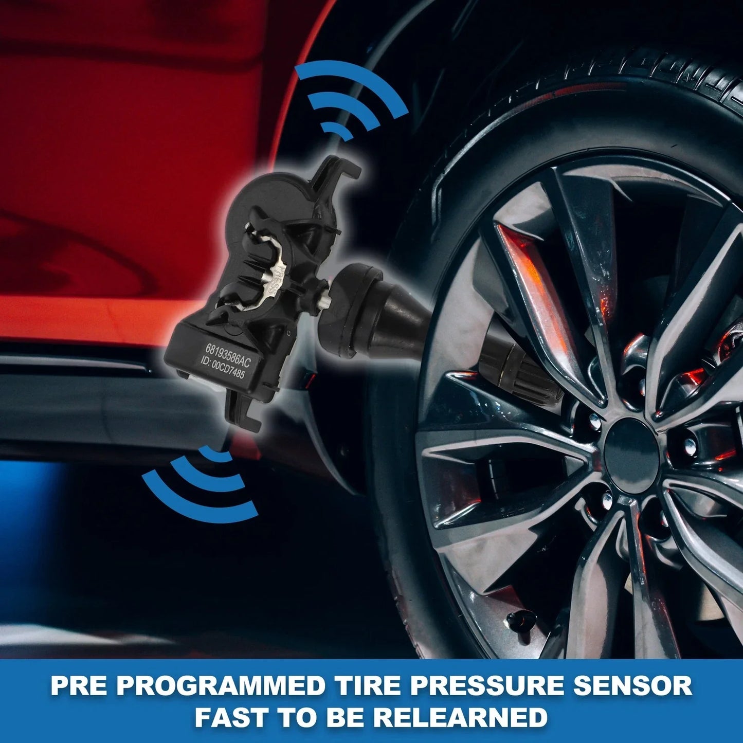 Tire Pressure Sensor for Jeep Renegade 2015-2016 - 1 x 433MHz Sensor