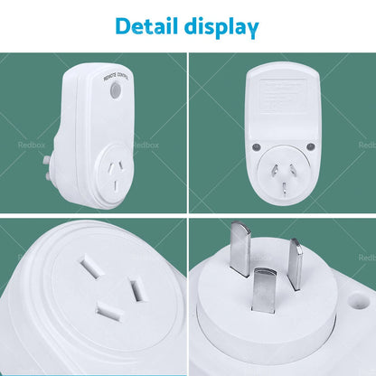 5 x Home Wireless Power Switch Mains Sockets &  Remote Controllers AU Plug