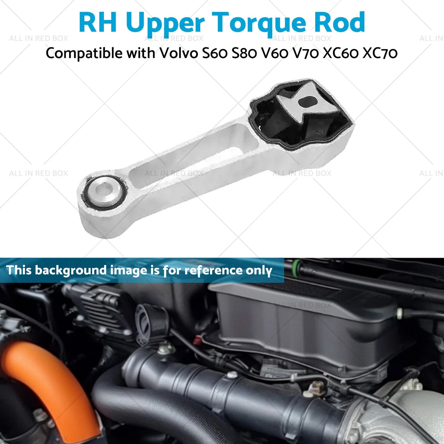 RH Upper Torque Rod Engine Mount for Volvo S60 S80 V60 V70 XC60 XC70 (2001-2018)
