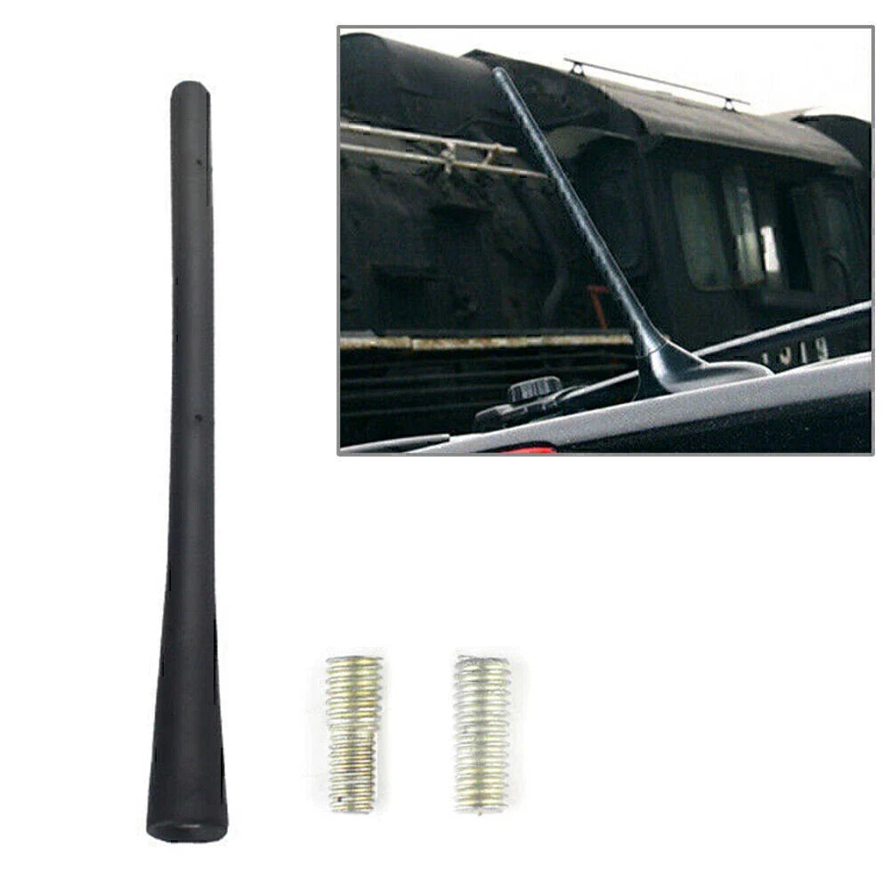 8" Universal Aerial Antenna for Car AM/FM Radio Short Stubby Rubber Black