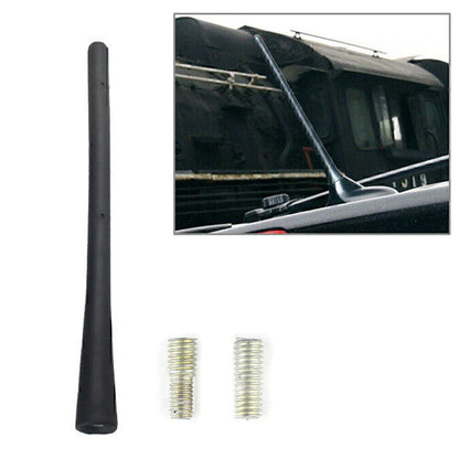 8" Universal Aerial Antenna for Car AM/FM Radio Short Stubby Rubber Black