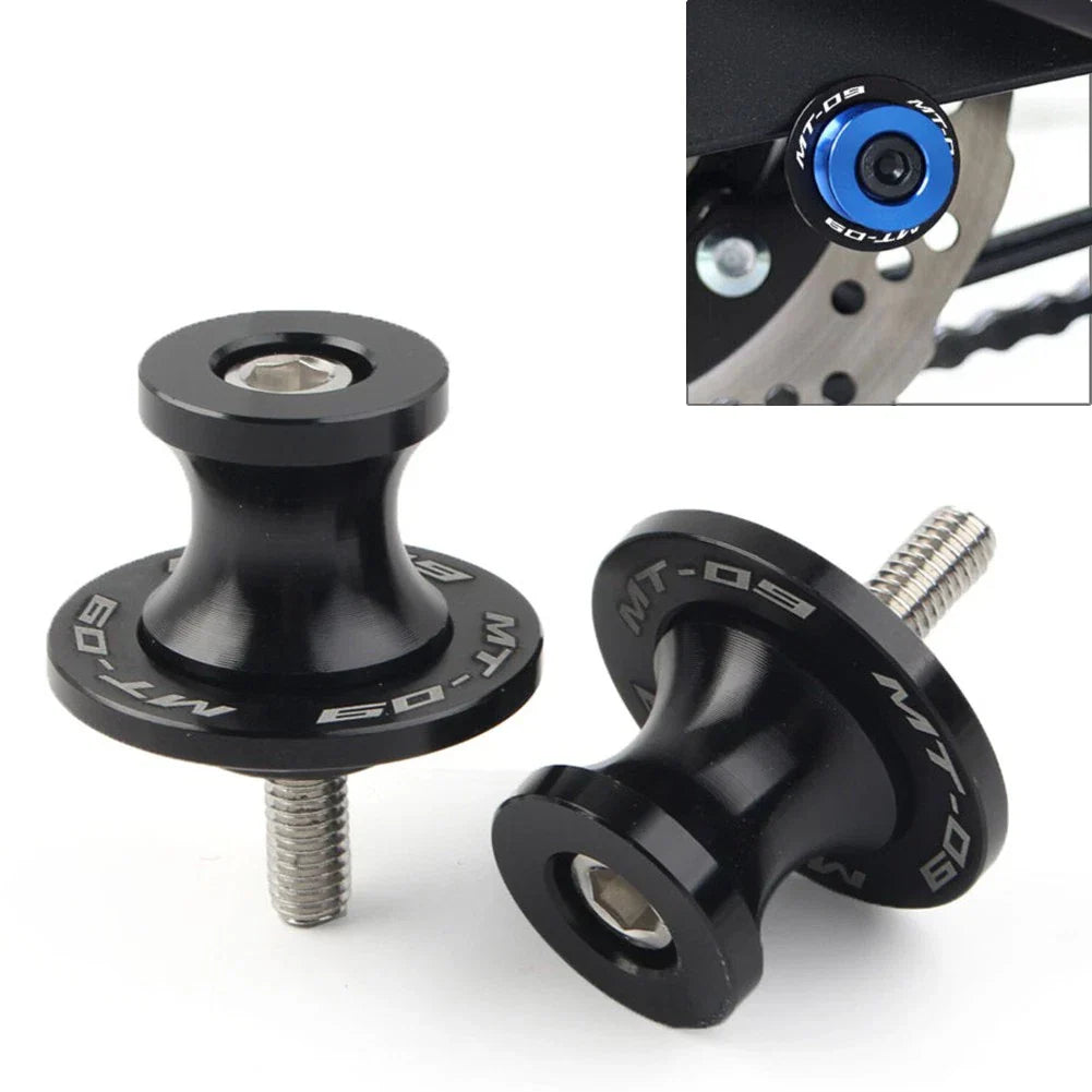 6MM Swingarm Spools Sliders for YAMAHA MT-09 FZ09 (2013-2022) Black