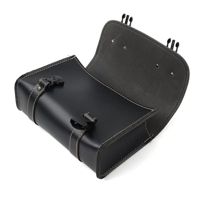 Black Motorcycle Universal Tool Bag Side Storage Saddle Bag Pouch