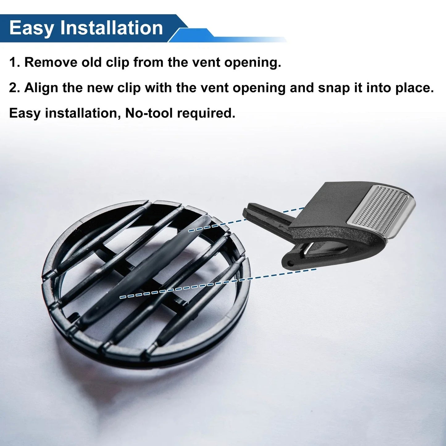 Vent Outlet Tab Clip for Mercedes-Benz GLE GLS Class Front Center Console