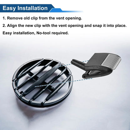 Vent Outlet Tab Clip for Mercedes-Benz GLE GLS Class Front Center Console