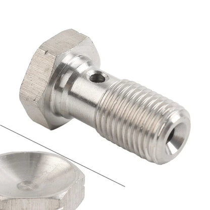 Stainless Steel Banjo Bolt 3/8x24 Fitting for AN-3 Car Brake Adaptor