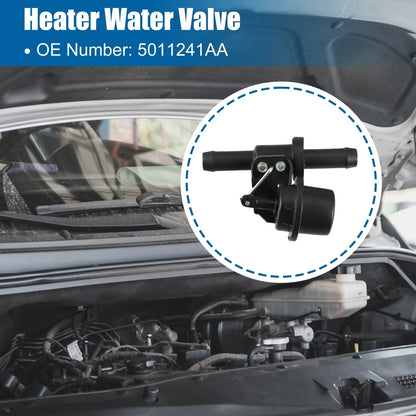 Radiator Water Valve for Dodge Van 1500 B2500 (2000-2003) - Plastic Metal Black