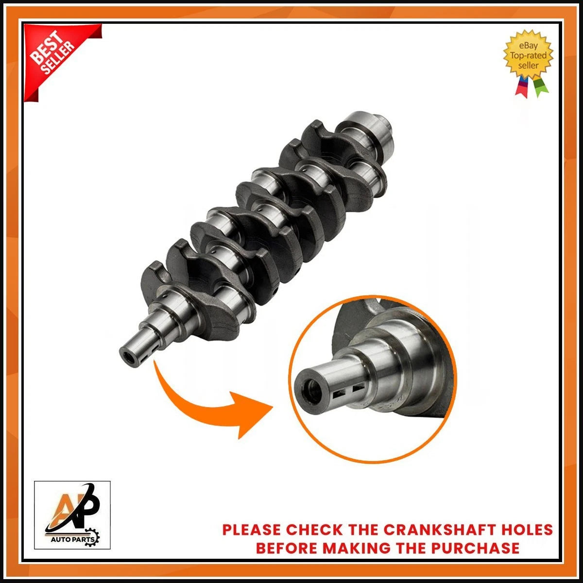 Crankshaft Nitrate Heavy Duty Replacement for Toyota Hilux (2005–2015)