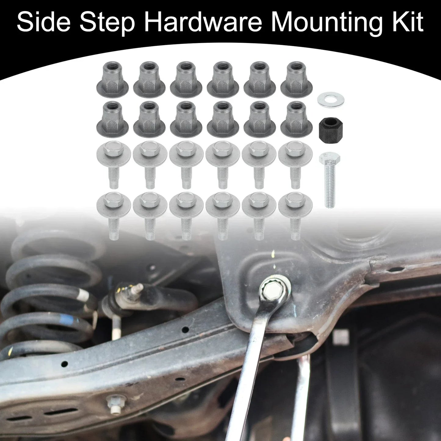 Mounting Kit for Dodge Ram 1500 (2009-2012) - Side Step Hardware 1 Set