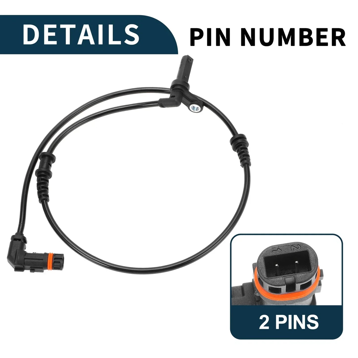 Front Left ABS Wheel Speed Sensor for Mercedes-Benz E400 (2017-2019)