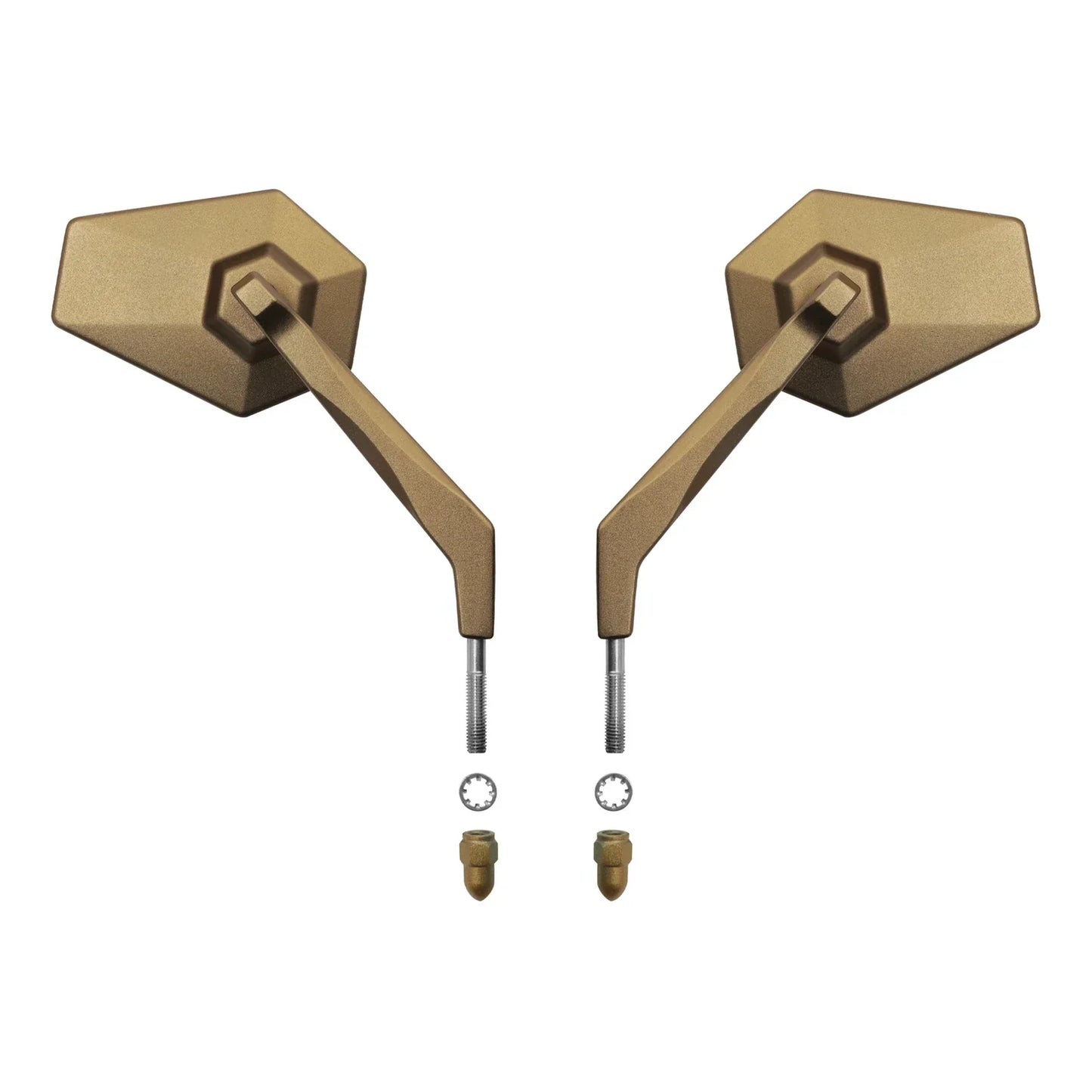 Gold Rear-View Mirrors for Harley CVO Road Glide (2023-2024)