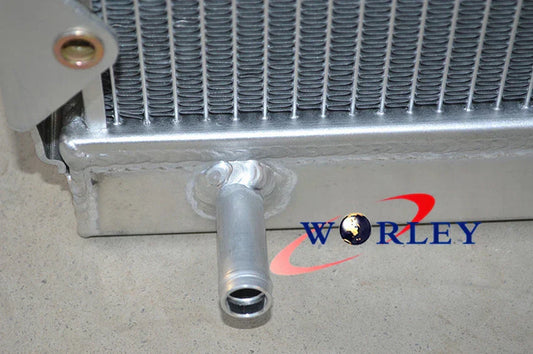 Aluminum Radiator & Oil Cooler for Mazda R100 Familia 68-73
