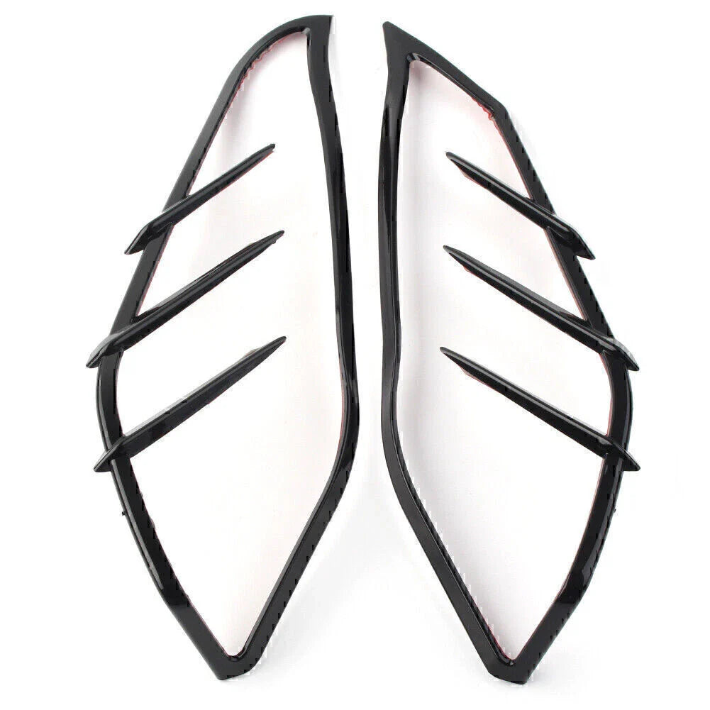 Black Mid-Frame Air Deflector Trim for Harley Electra Glide Tri Glide (2009-2023)