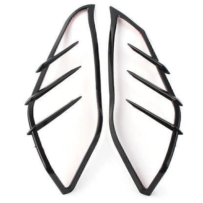 Black Mid-Frame Air Deflector Trim for Harley Electra Glide Tri Glide (2009-2023)