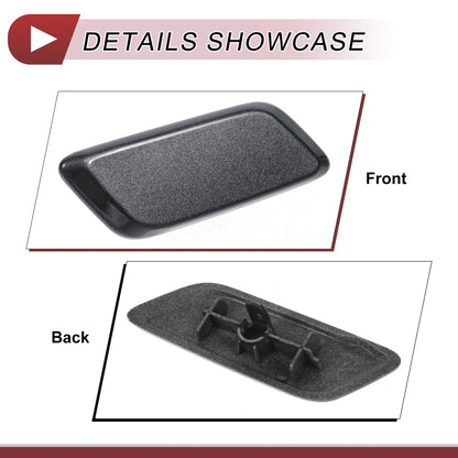 Bumper Headlight Washer Nozzle Cap for Lexus RX350 (2013-2015) - Grey 1 x