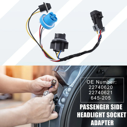 Chevy Cobalt Passenger Side Headlight Socket Adapter for 2005-2009 Models