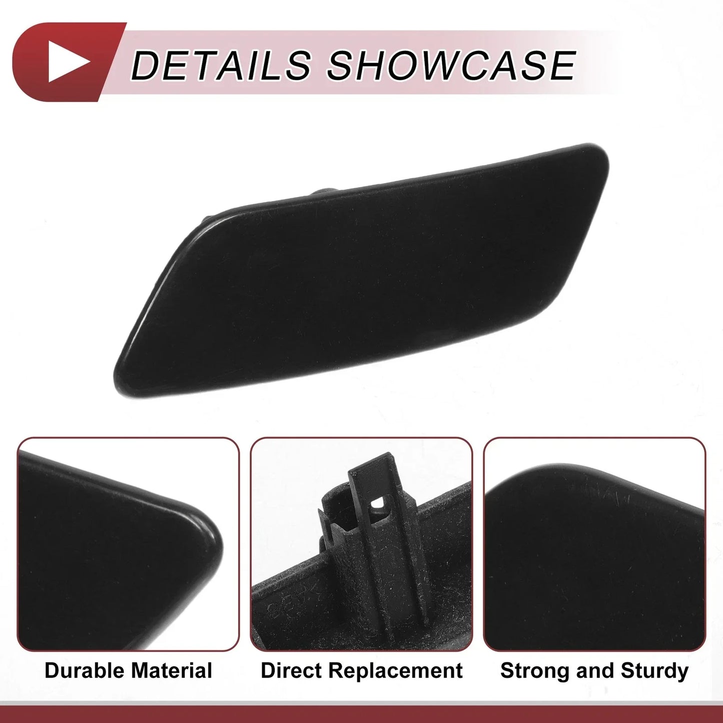 Front Left Washer Nozzle Cover for Lexus GS200t (2016-2019) - Unpainted 1 x Cap