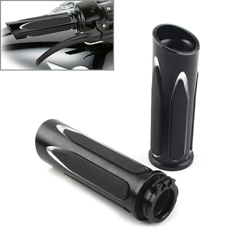 Soft Touch Hand Grips for Harley Touring Street Road Glide Electra Glide