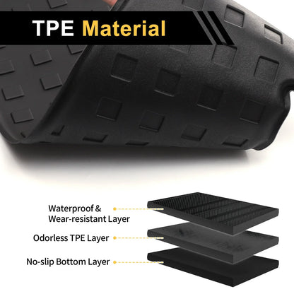 Cargo Liner Rear Trunk Mat for Hyundai Santa Fe (2024-2025) Square Grid TPE
