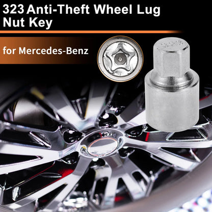 Wheel Lock Lug Nut Key Socket Tool for Mercedes-Benz