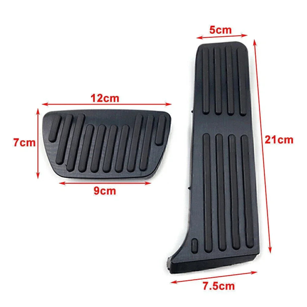 Silver Gas Brake Foot Pedal Covers for Toyota Camry (2018-2020)  Pieces