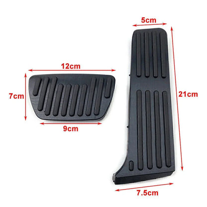 Silver Gas Brake Foot Pedal Covers for Toyota Camry (2018-2020)  Pieces